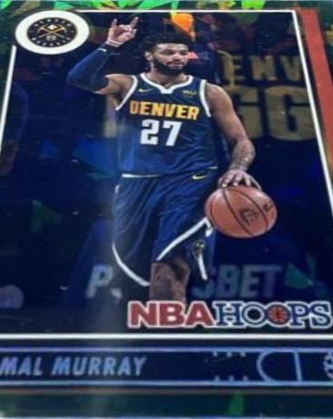 Jamal Murray [Green Ice] #1 Basketball Cards 2021 Panini Hoops