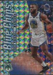 Eric Paschall #13 Basketball Cards 2019 Panini Mosaic Blue Chips