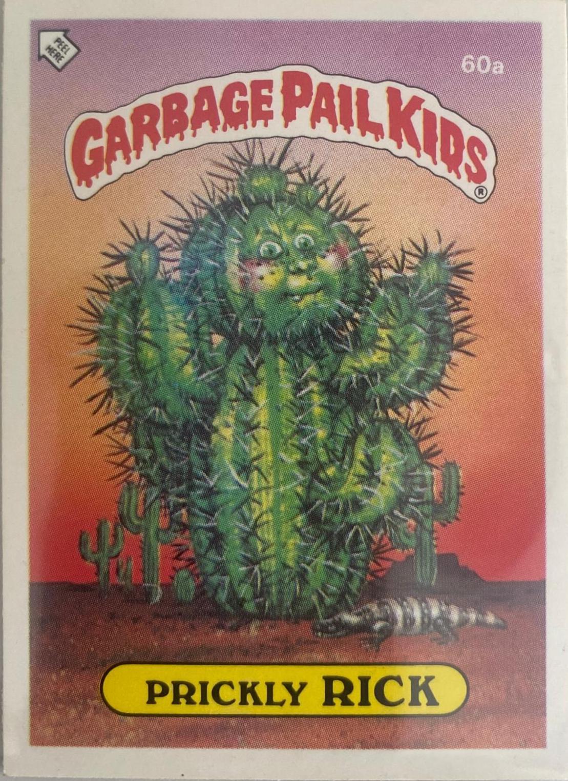 Prickly Rick #60A Garbage Pail Kids 1985 Mini