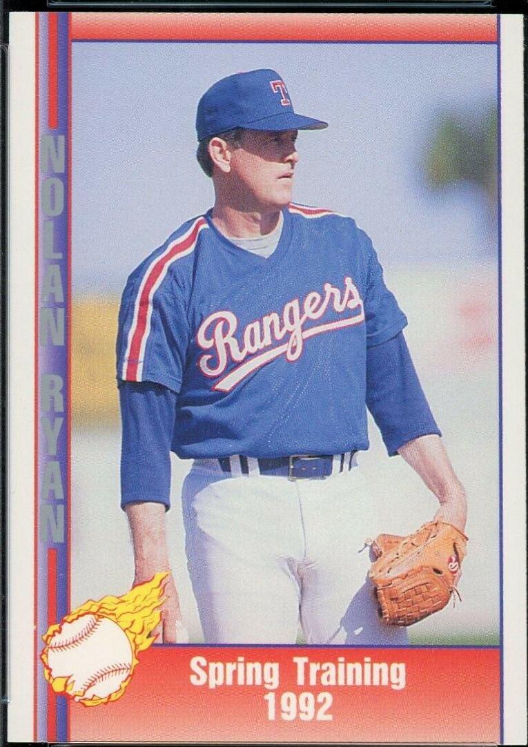 Spring Training '92 #218 Baseball Cards 1992 Pacific Nolan Ryan