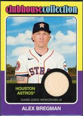 Alex Bregman #CCR-AB Baseball Cards 2024 Topps Heritage Clubhouse Collection Relic Prices