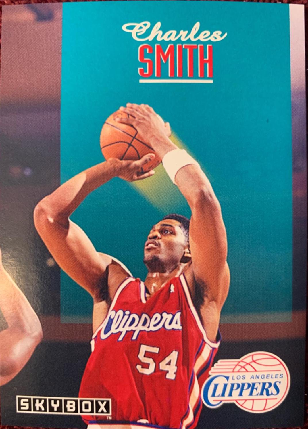 Charles Smith #111 Basketball Cards 1992 Skybox