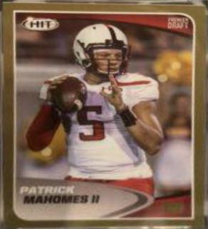 SGC 10 2017 Sage top Hit Premier Draft Patrick Mahomes II RC