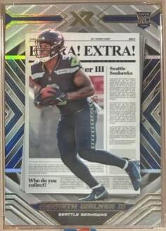 Kenneth Walker III #EXT-10 Football Cards 2022 Panini XR Extra