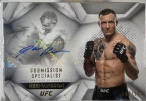 Jack Hermansson #SUS-JH Ufc Cards 2020 Topps UFC Striking Signatures Submission Specialist