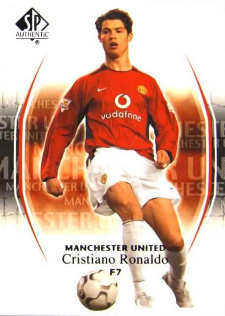 Cristiano Ronaldo #7 Soccer Cards 2004 SP Authentic Manchester United