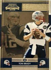 Tom Brady #58 Football Cards 2008 Playoff Contenders Prices