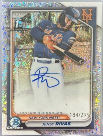 Jensy Rivas [Speckle Refractor] #CPA-JR Prices | 2024 Bowman Chrome ...