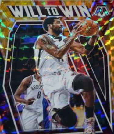 Kyrie Irving [Reactive Yellow] #14 Basketball Cards 2020 Panini Mosaic Will to Win