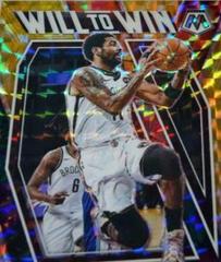 Kyrie Irving [Reactive Yellow] #14 Basketball Cards 2020 Panini Mosaic Will to Win Prices