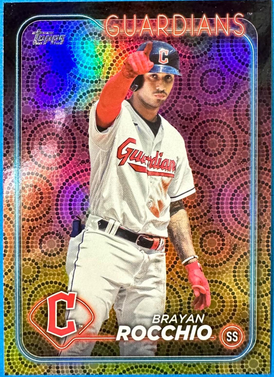 Brayan Rocchio [Summer] 473 Prices 2024 Topps Holiday Baseball Cards