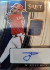 Willie Calhoun #SM-WC Baseball Cards 2022 Panini Select Signature Materials Prices