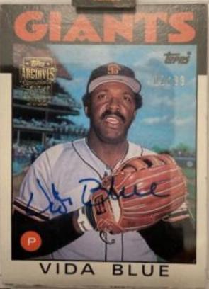 Vida Blue [Autograph] #770 Baseball Cards 2022 Topps Archives Signature Series Retired Player Edition