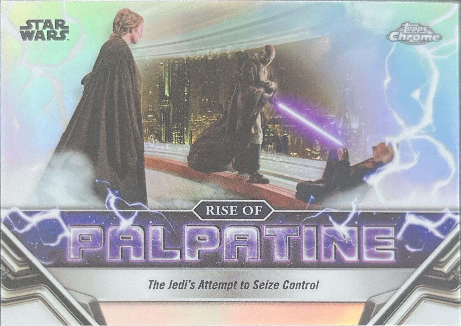 The Jedi's Attempt to Seize Control #RP-8 Star Wars 2024 Topps Chrome The Rise of Palpatine