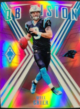 Will Grier [Pink] #5 Football Cards 2019 Panini Phoenix QB Vision