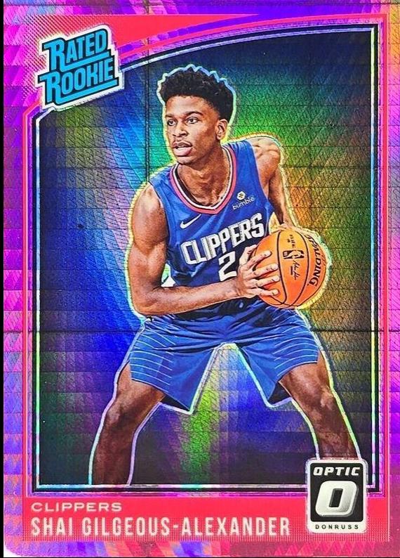 2018 Panini Donruss Optic S.Gilgeous-Alexander #162 Rated Rookie PSA 9 store MINT