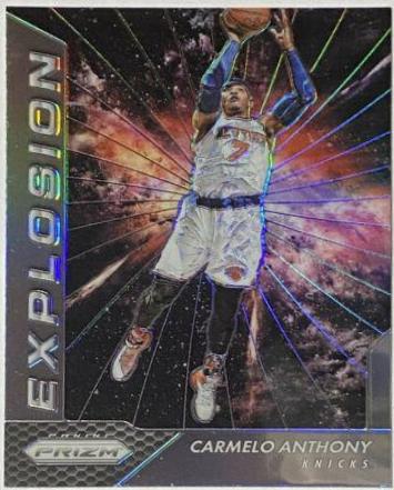 Carmelo Anthony [Silver Prizm] #6 Basketball Cards 2016 Panini Prizm Explosion