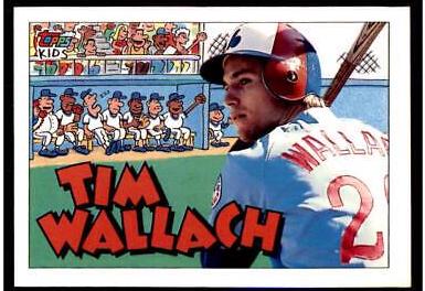 Tim Wallach #6 Baseball Cards 1992 Topps Kids