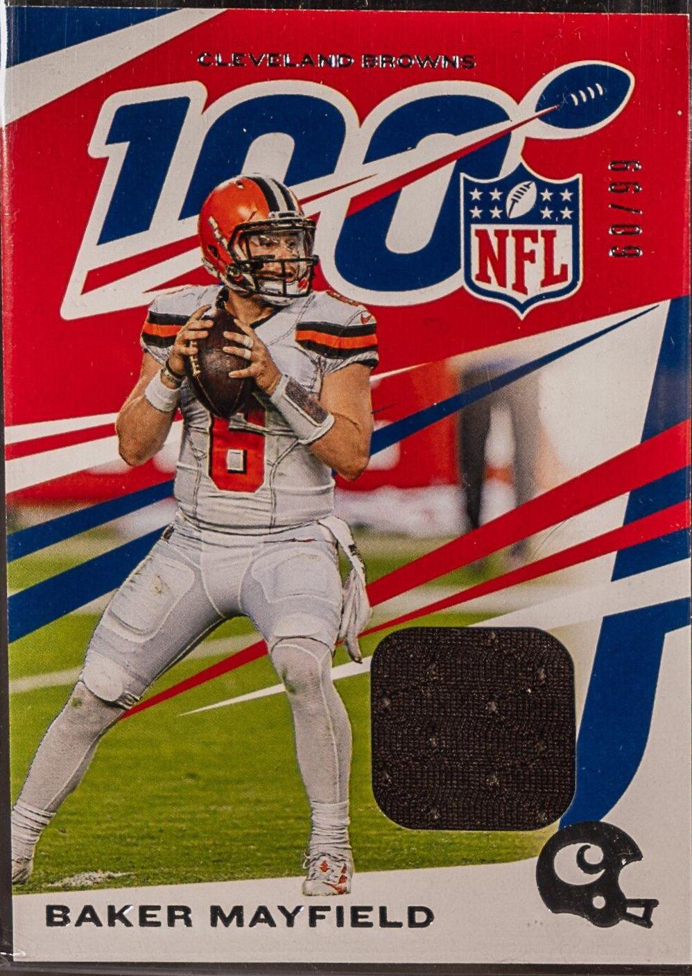 Baker Mayfield [Jersey] #21 Football Cards 2019 Panini Chronicles