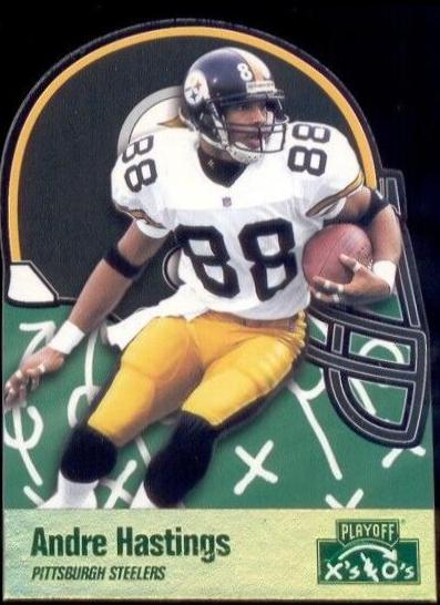 Andre Hastings [X's & O's] #138 Football Cards 1996 Playoff Prime