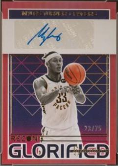 Myles Turner [Red] #GS-MYT Basketball Cards 2021 Panini Recon Glorified Signatures