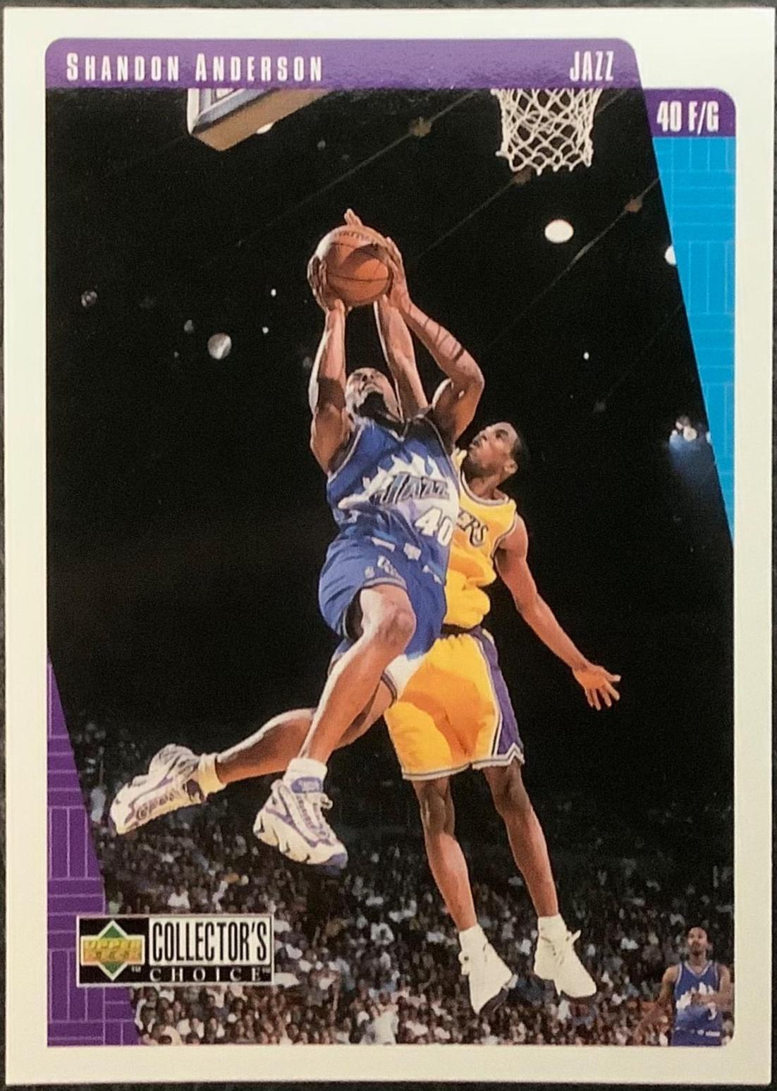 Shandon Anderson #339 Basketball Cards 1997 Collector's Choice