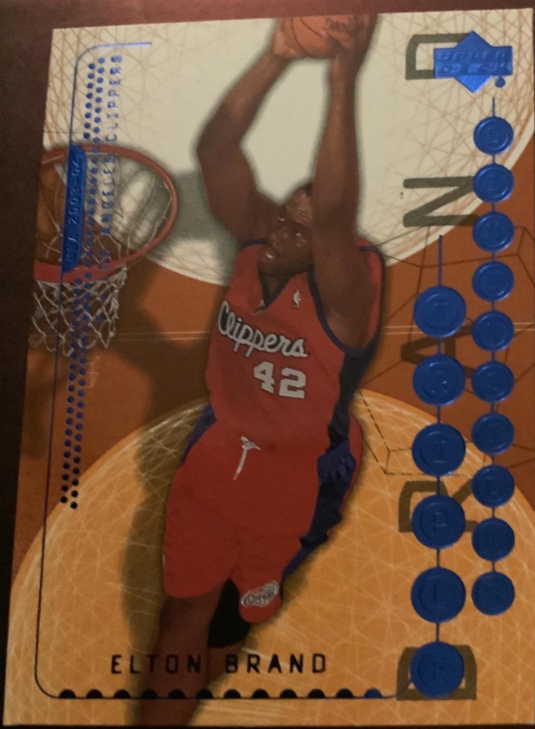 Elton Brand #33 Basketball Cards 2003 Upper Deck Triple Dimensions