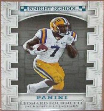 Leonard Fournette #KNS-LF Football Cards 2017 Panini Knight School