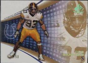 Bob Sanders [Gold] #111 Football Cards 2004 SP Game Used