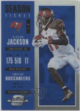 DeSean Jackson [Blue] #11 Football Cards 2017 Panini Contenders Optic