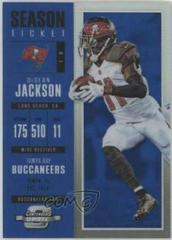 DeSean Jackson [Blue] #11 Football Cards 2017 Panini Contenders Optic Prices