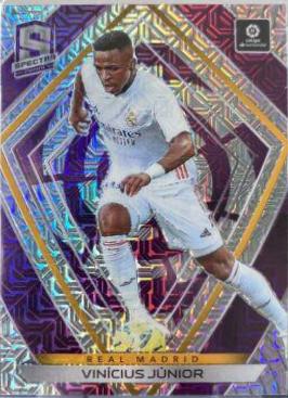 Vinicius Junior [Purple Mojo] #1 Soccer Cards 2020 Panini Chronicles Spectra La Liga