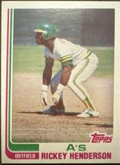 Rickey Henderson [Blackless] #610 Baseball Cards 1982 Topps Prices