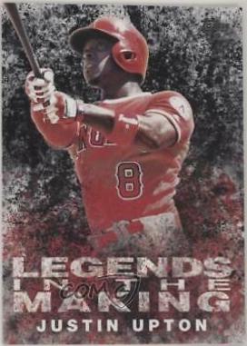 Justin Upton [Black] #LITM-12 Baseball Cards 2018 Topps Update Legends in the Making