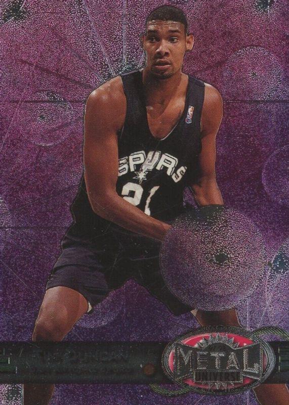 Tim Duncan #66 Prices [Rookie] | 1997 Metal Universe | Basketball Cards