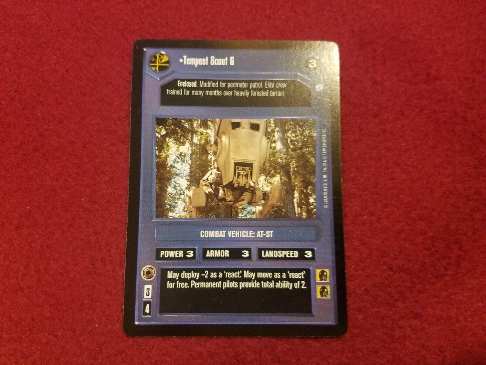 Tempest Scout 6 [Limited] Star Wars CCG Endor