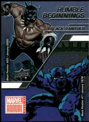 Black Panther #HB-4 Marvel 2020 Upper Deck Annual Humble Beginnings Prices