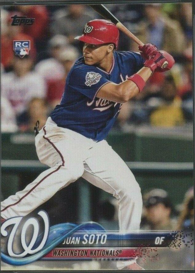 Juan Soto [Batting Black] #US300 Baseball Cards 2018 Topps Update