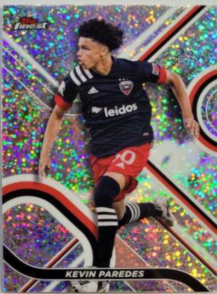 Kevin Paredes [Speckle] #37 Soccer Cards 2022 Finest MLS