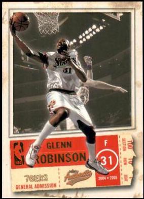 Glenn Robinson #59 Basketball Cards 2004 Fleer Authentix