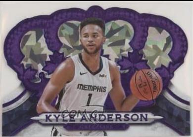 Kyle Anderson [Crystal Purple] #119 Basketball Cards 2018 Panini Crown Royale