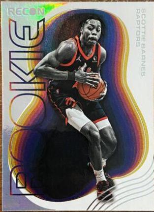 Scottie Barnes #4 Basketball Cards 2021 Panini Recon Rookie