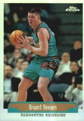 Bryant Reeves #17 Basketball Cards 1999 Topps Chrome