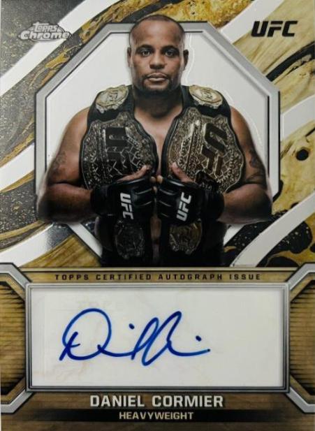 UFC Topps Daniel Cormier shops OUT OF PRINT