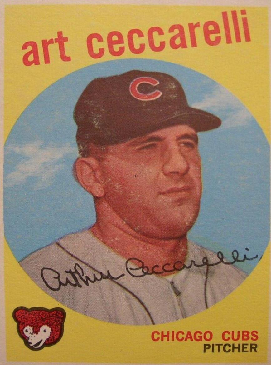 Art Ceccarelli [White Back] #226 Baseball Cards 1959 Topps