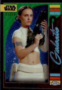 Padme Amidala [Kashyyyk Green Refractor] #GG-17 Star Wars 2024 Topps Chrome Galactic Gear