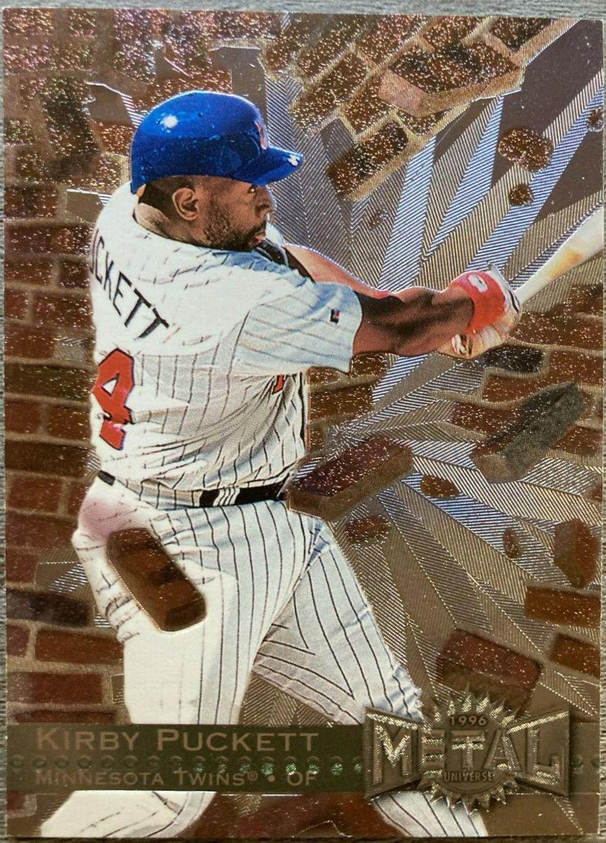 Kirby Puckett #80 Baseball Cards 1996 Metal Universe