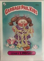 Leaky Lindsay #45A Garbage Pail Kids 1985 Mini Prices