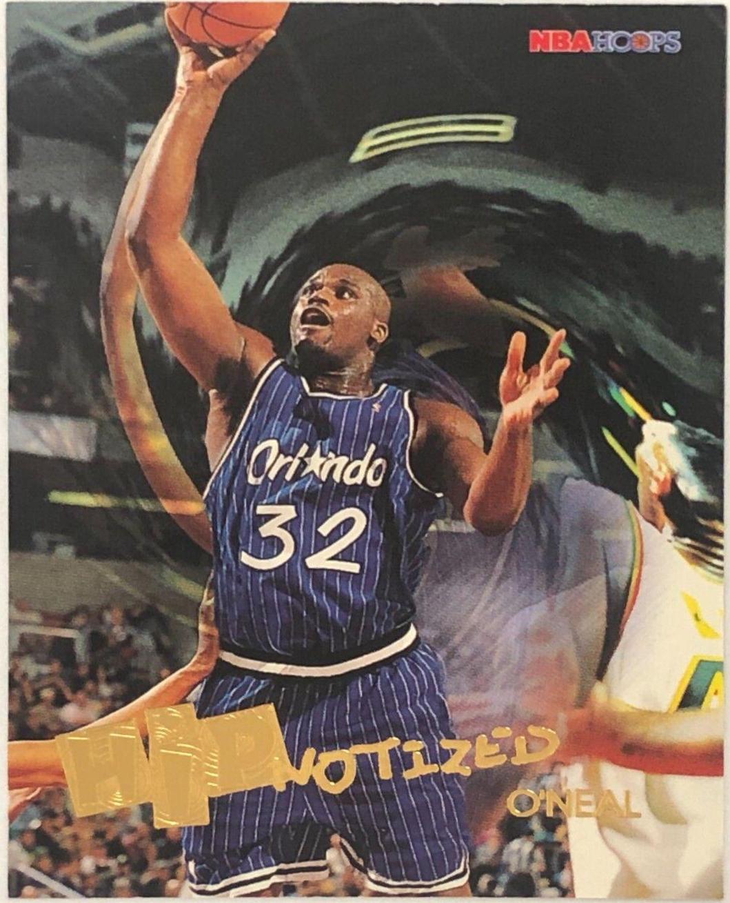 Shaquille O'neal #H13 Basketball Cards 1996 Hoops Hipnotized