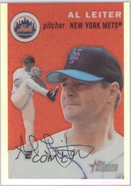 Al Leiter [Retrofractor] #THC14 Baseball Cards 2003 Topps Heritage Chrome